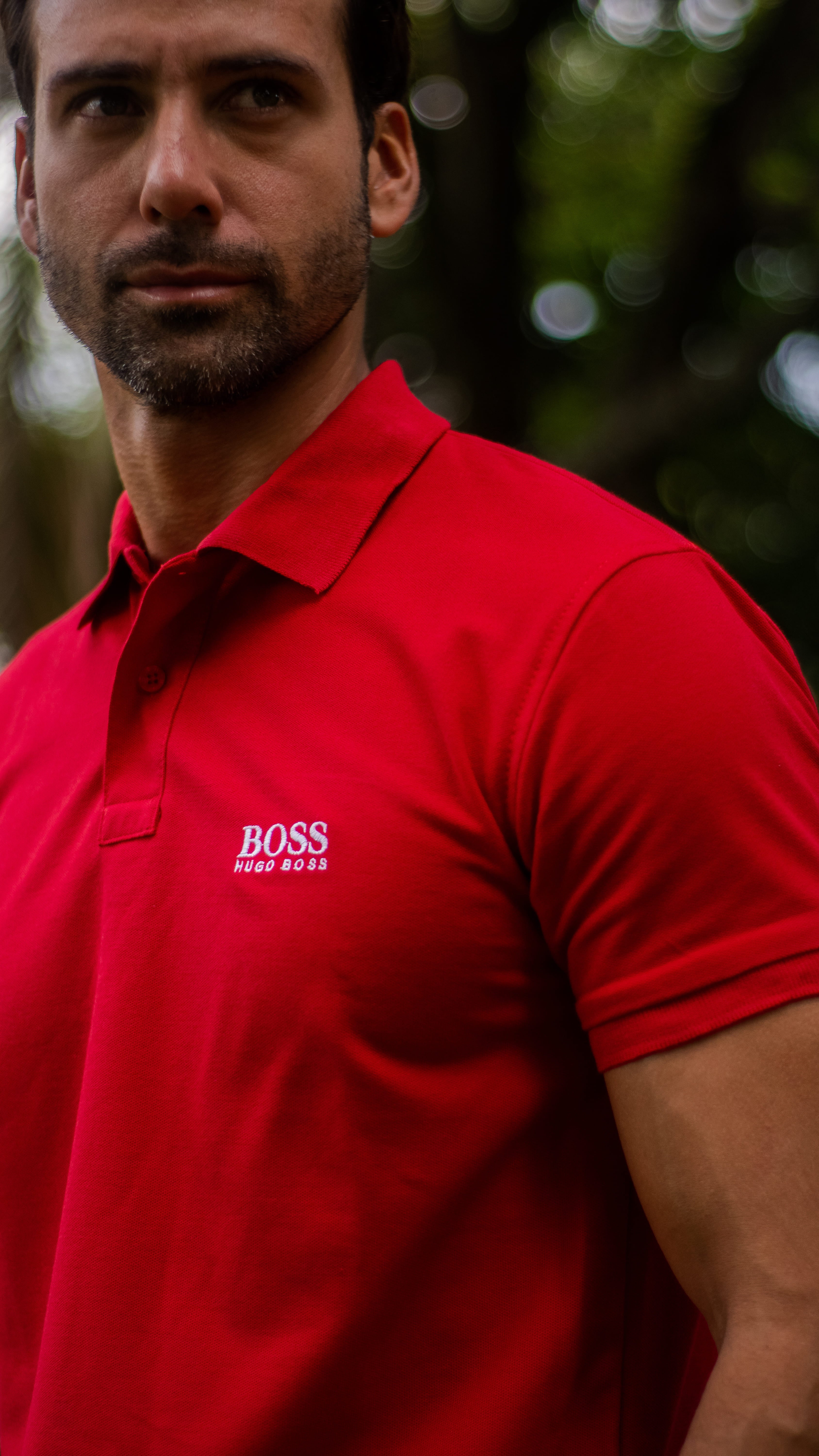 Camiseta Tipo Polo Premium con Logo Bordado Pack x3 Ref HB01